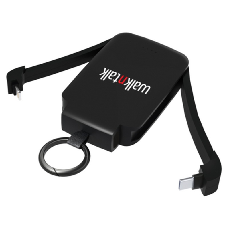 Walk n Talk – Emergency powerbank Charger – Black Black