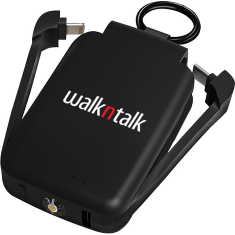 Walk n Talk – Emergency powerbank Charger – Black Black
