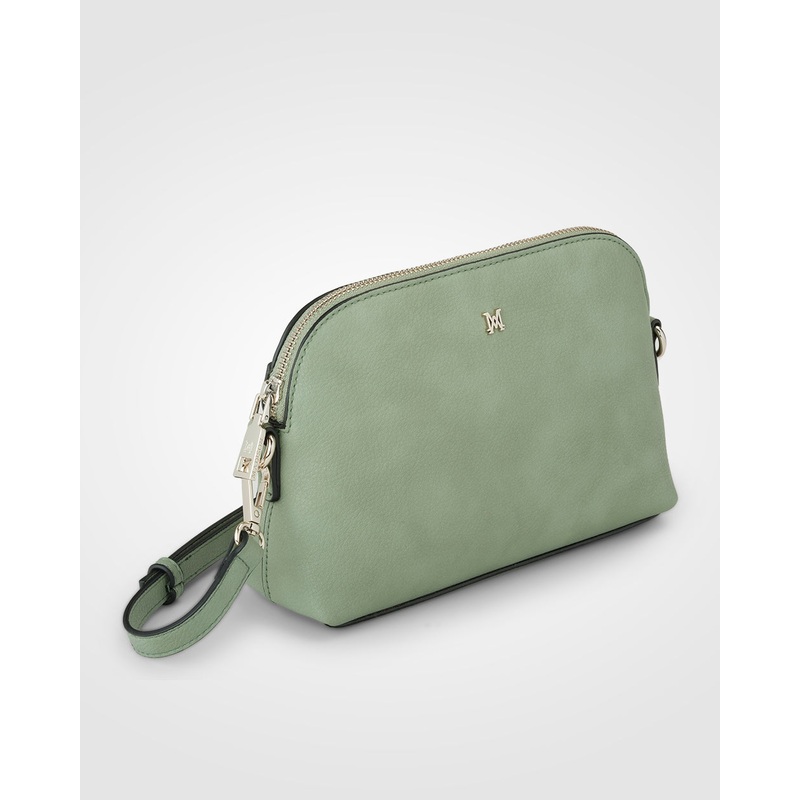 Sophie Curve Top Crossbody Bag Sage Green