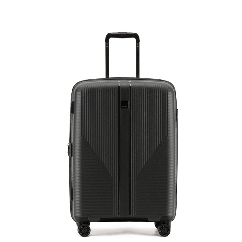 TOSCA F-LITE 65CM TROLLEY CASE- BLACK Black