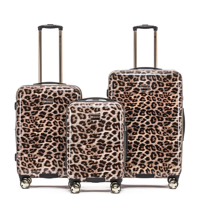 TOSCA TCA111 Leopard SET OF 3 (20in, 25in 29in) LEOPARD