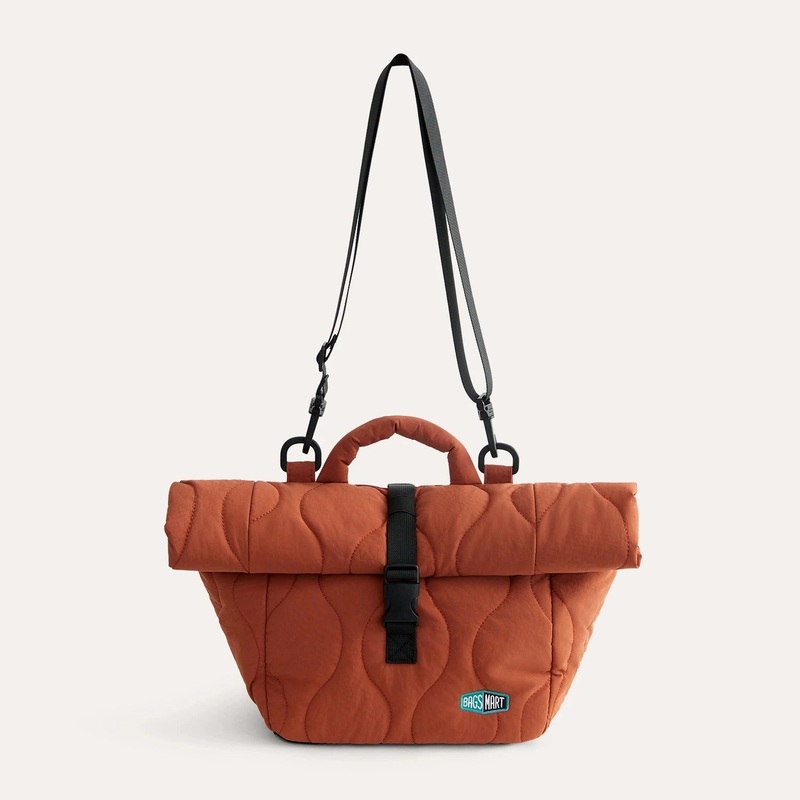 Paz Roll Top Lunch Bag TANGERINE