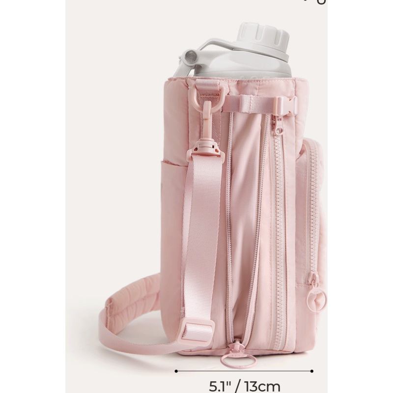 (FREE GIFT) Paz Water Bottle Sling Pink