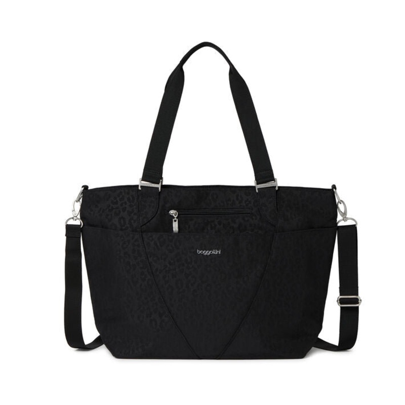 Baggallini Avenue Tote – Black Cheetah