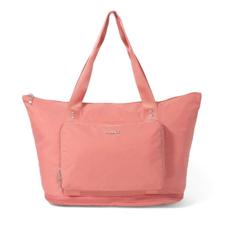 Baggallini Carryall Expandable Packable Tote – Terracotta