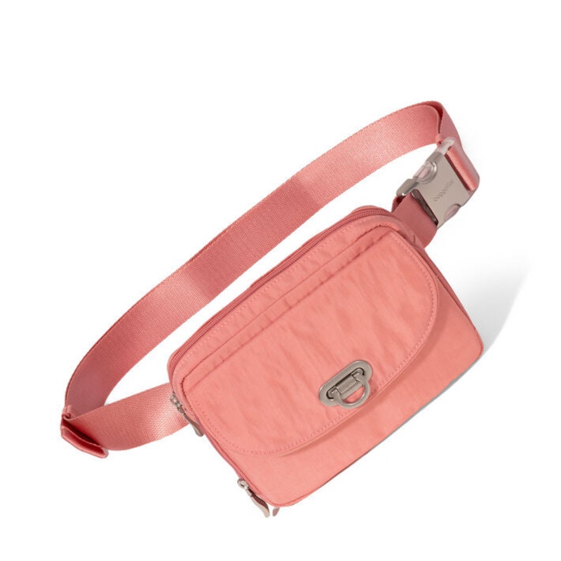 Baggallini Coastal Flip Lock Sling – Terracotta