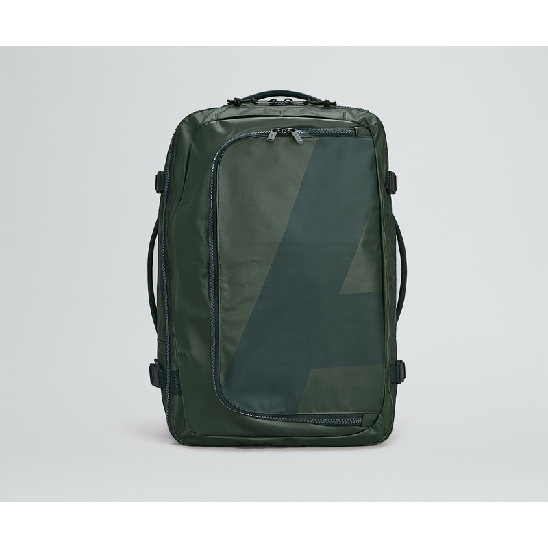 Active Convertible Backpack 45L in Forest Green Jet Black