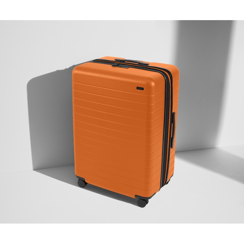 The Large Flex in Sorbet Orange Jet Black