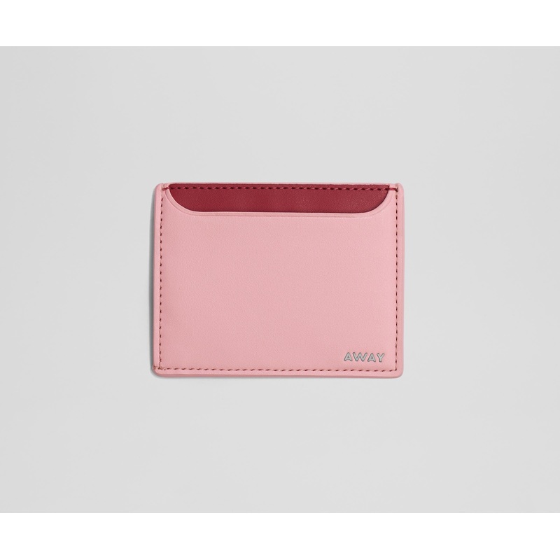 Card Case in Flamingo Pink Desert Tan