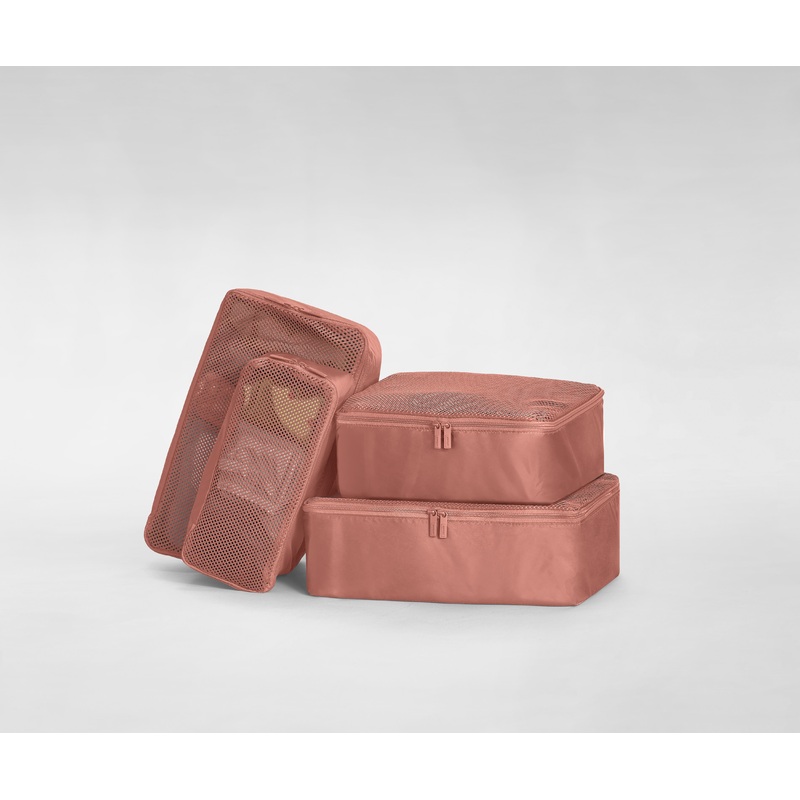 The Insider Packing Cubes in Clay Pink
