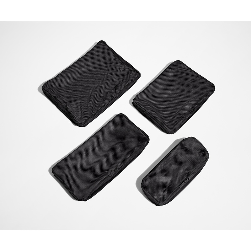 The Insider Packing Cubes in Jet Black Jet Black