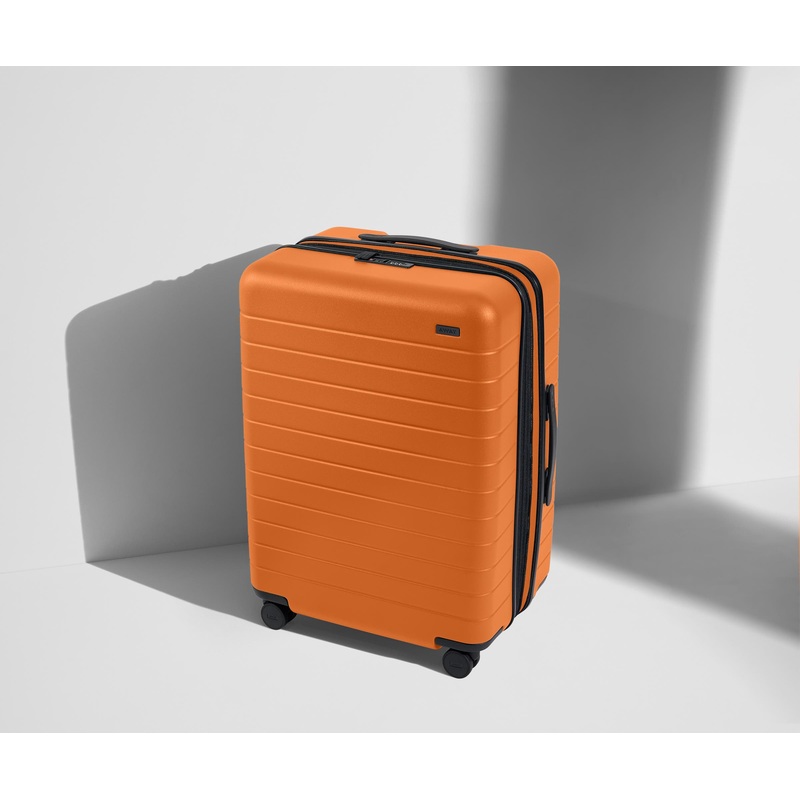 The Medium Flex in Sorbet Orange Jet Black