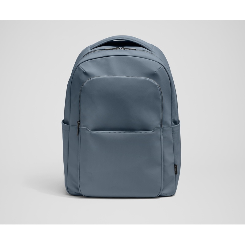 The Commuter Backpack in Coast Blue Jet Black