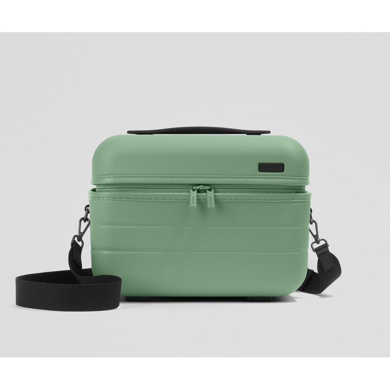The Train Case in Sea Green Jet Black