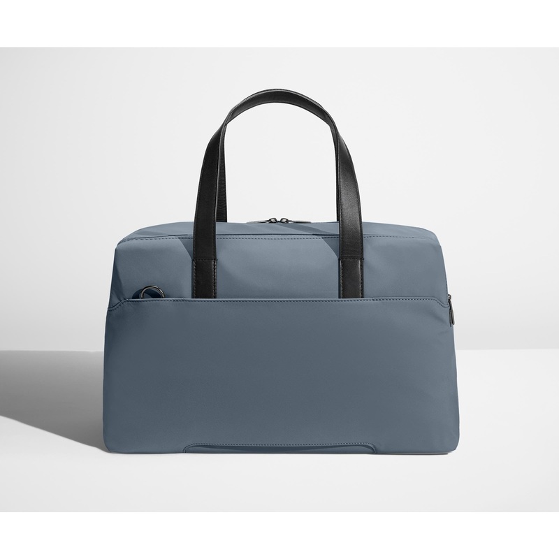 The Overnight Bag in Coast Blue Jet Black