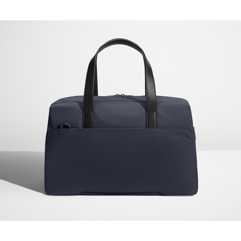 The Overnight Bag in Navy Blue Jet Black