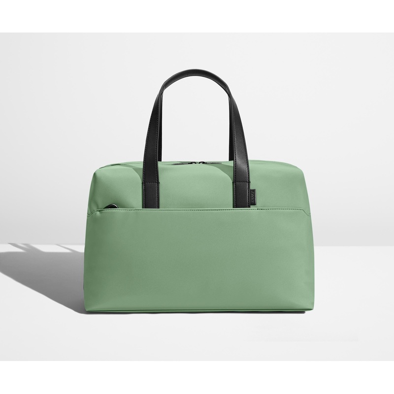 The Everywhere Bag in Sea Green Jet Black