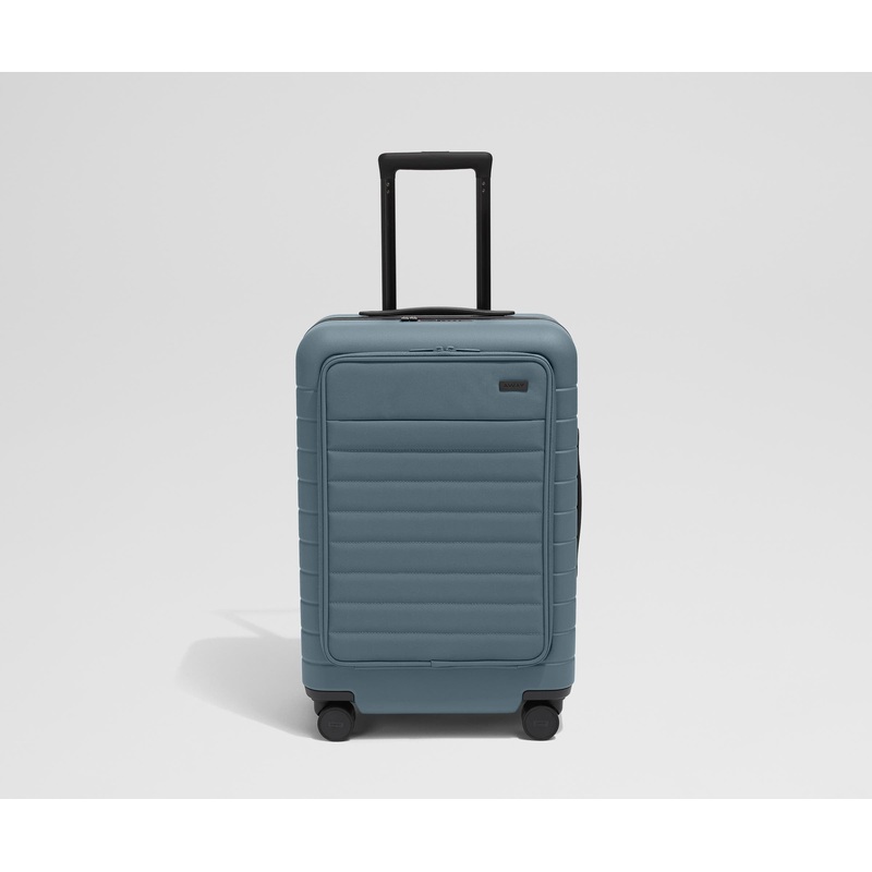 The Executive Bigger Carry-On in Coast Blue Jet Black