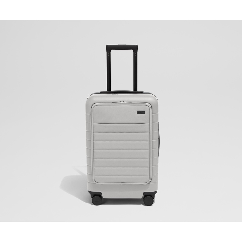 The Executive Carry-On in Cloud Gray Jet Black