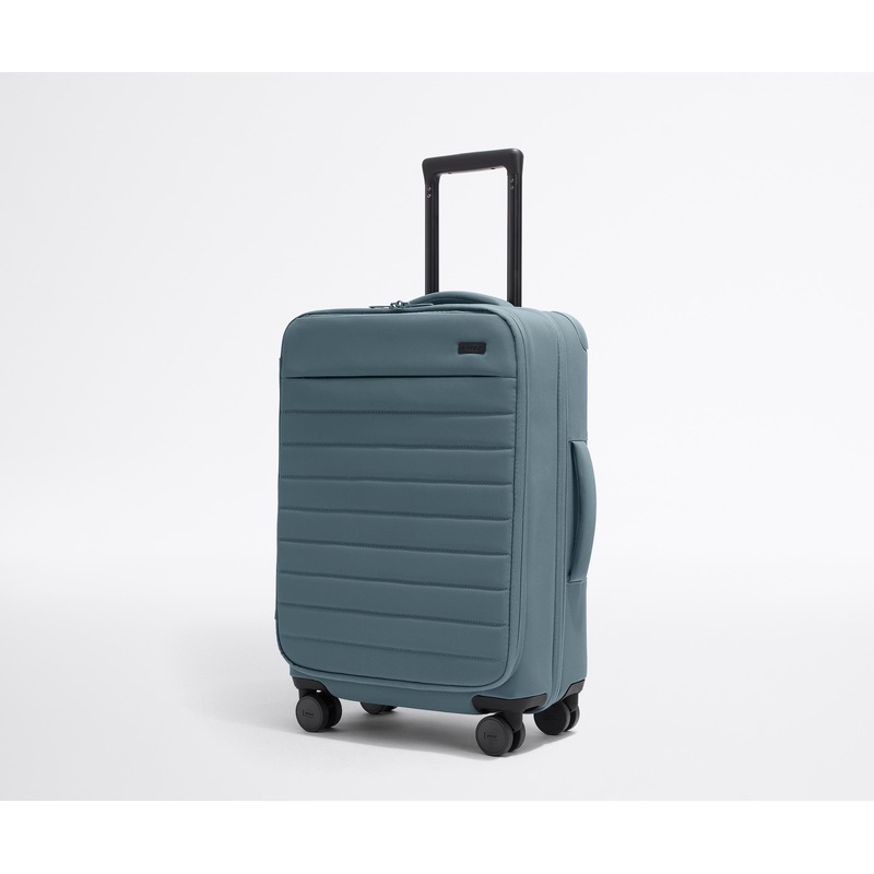 The Softside Bigger Carry-On in Coast Blue Jet Black