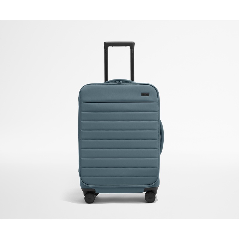 The Softside Bigger Carry-On in Coast Blue Jet Black