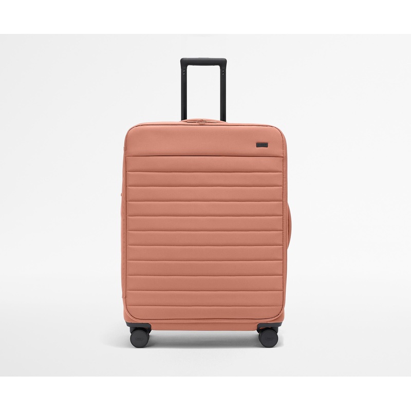 The Softside Large in Clay Pink Jet Black