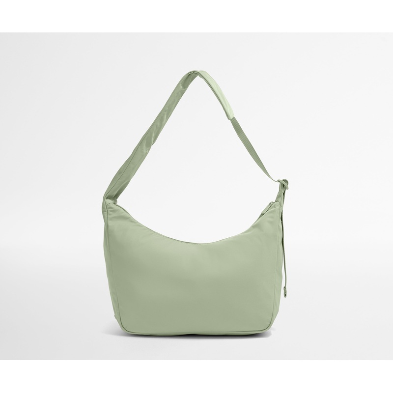 Featherlight Crossbody in Sage Green Jet Black