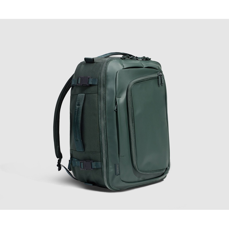 Active Convertible Backpack 25L in Forest Green Jet Black