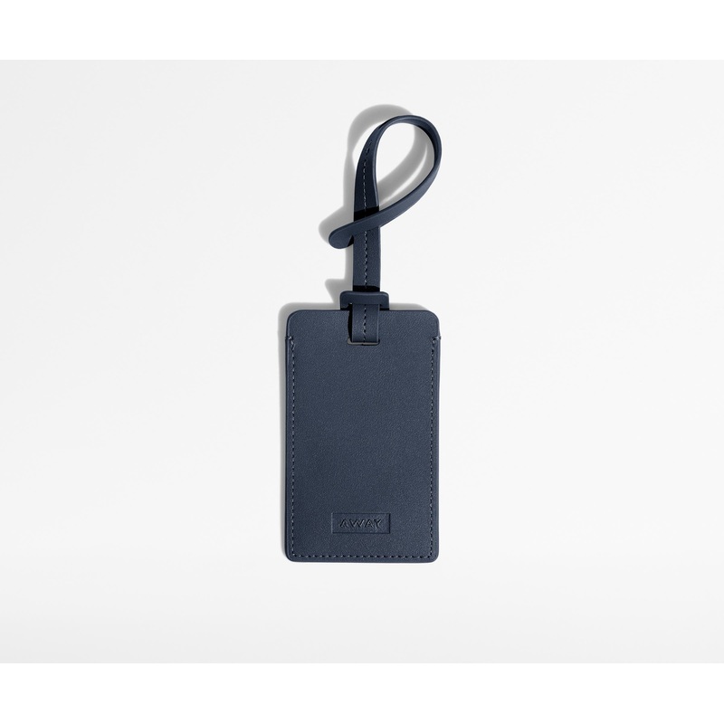 The Luggage Tag in Navy Blue Jet Black