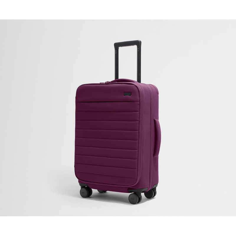 The Softside Bigger Carry-On in Plum Purple