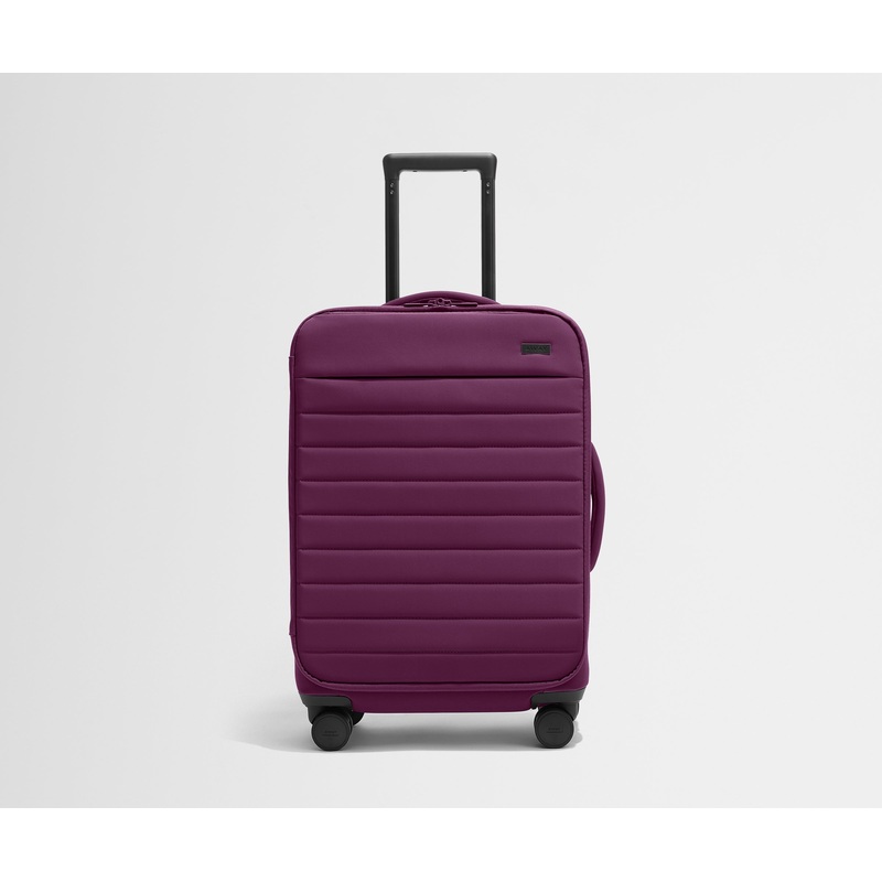The Softside Bigger Carry-On in Plum Purple