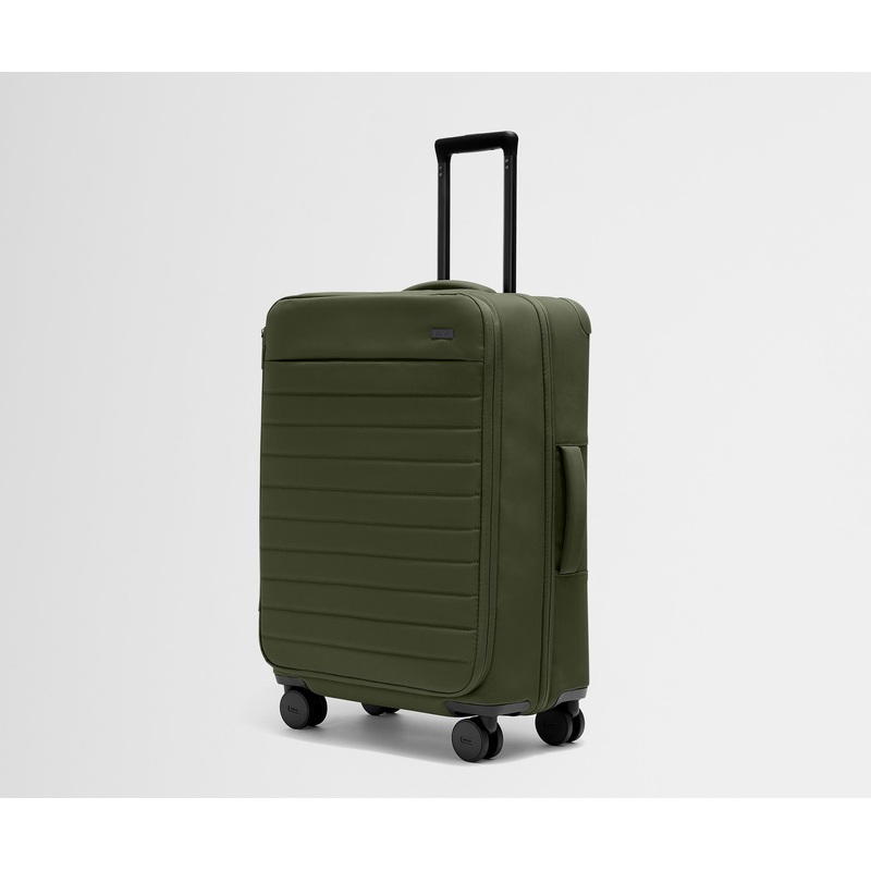 The Softside Medium in Olive Green Jet Black