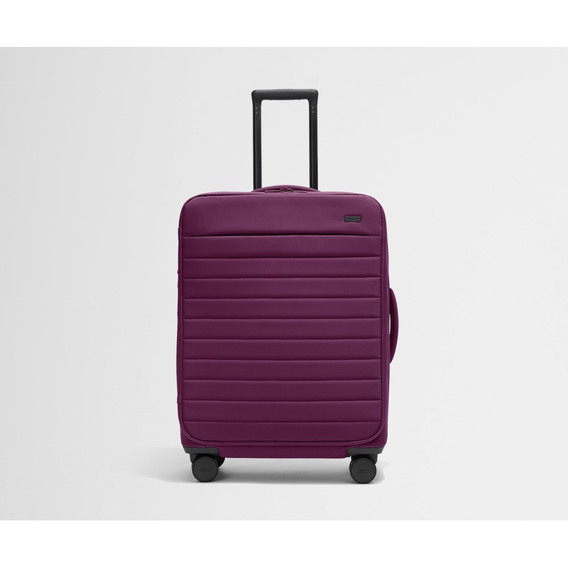 The Softside Medium in Plum Purple Jet Black