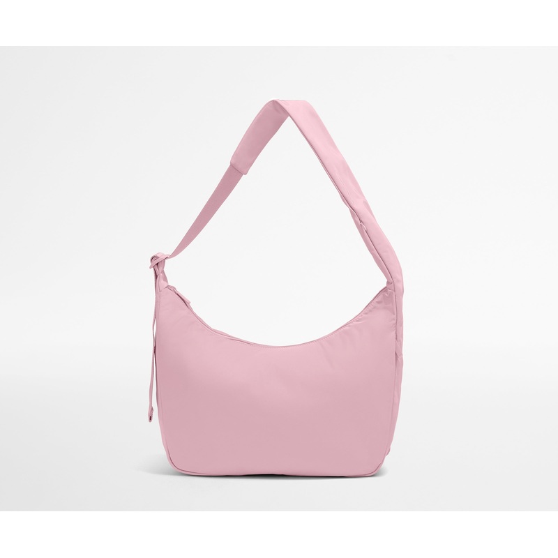 Featherlight Crossbody in Glacial Pink Jet Black