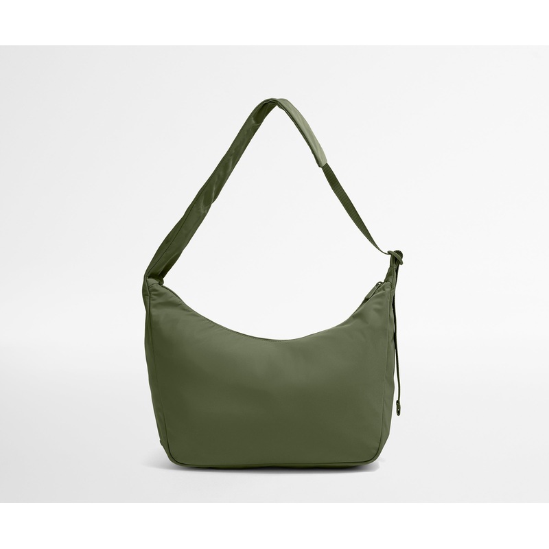 Featherlight Crossbody in Olive Green Jet Black