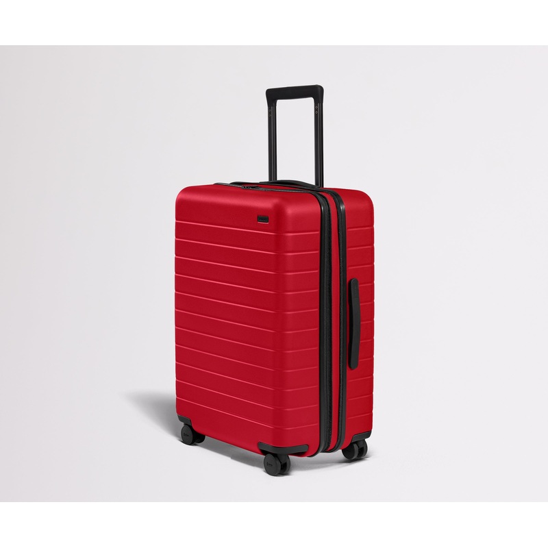 The Medium Flex in Cherry Red Jet Black