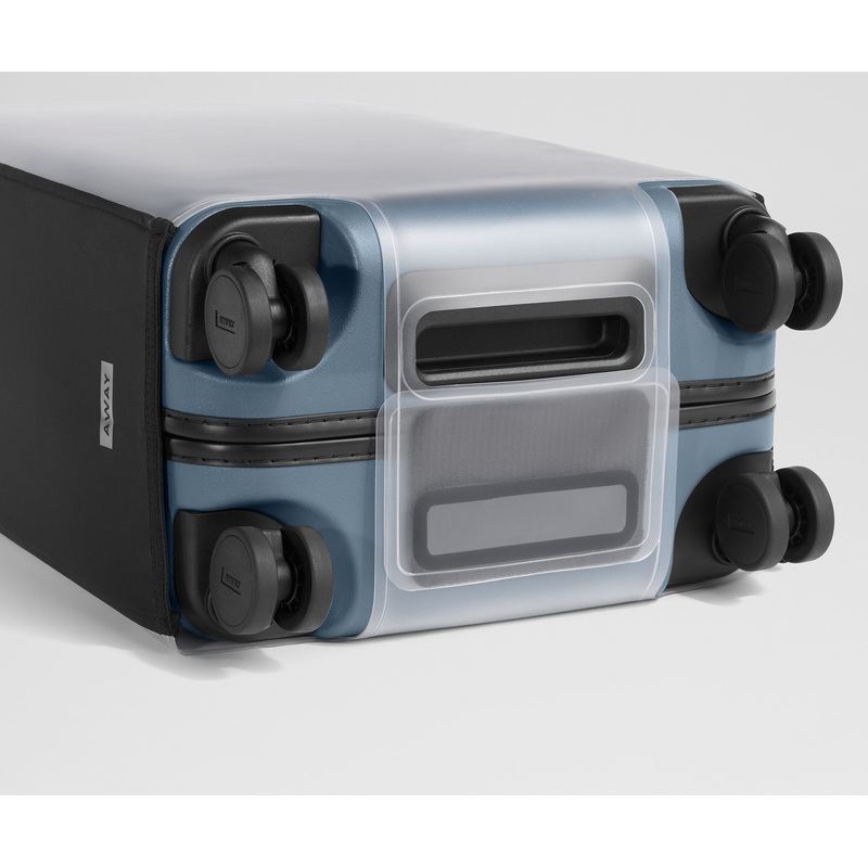 Clear Luggage Cover in The Medium
