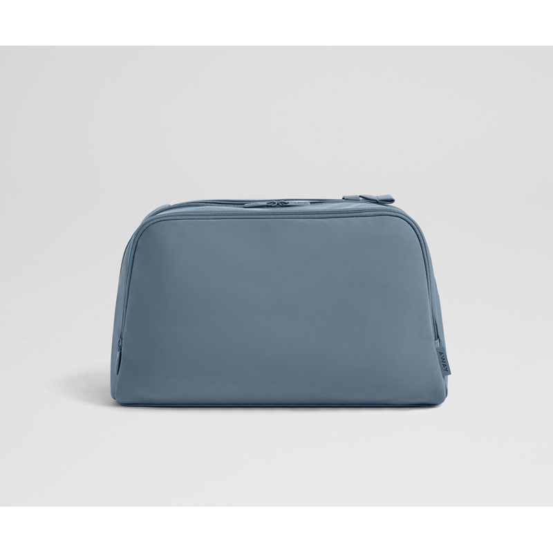 Extra Large Toiletry Bag in Coast Blue Jet Black