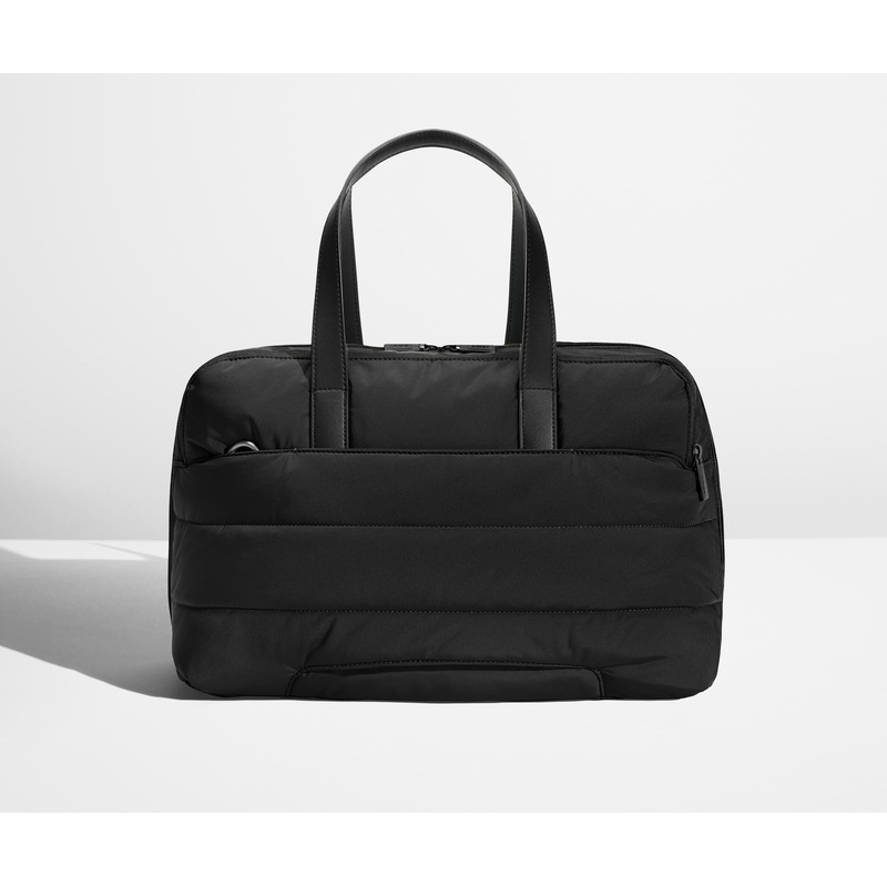 The Quilted Everywhere Bag in Jet Black
