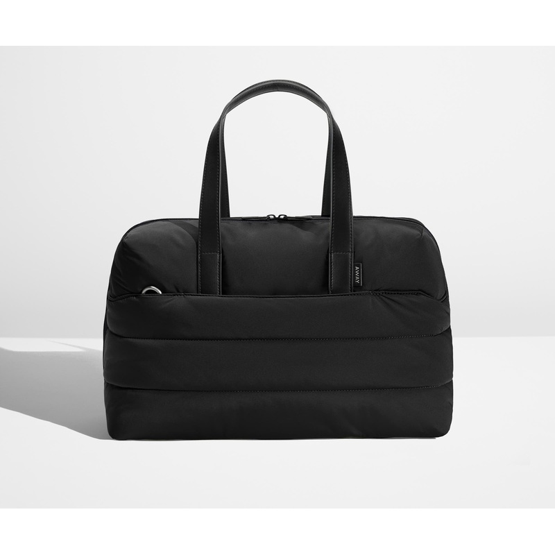 The Quilted Everywhere Bag in Jet Black