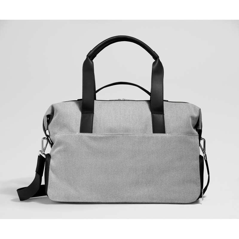Canvas Overnight Bag Jet Black