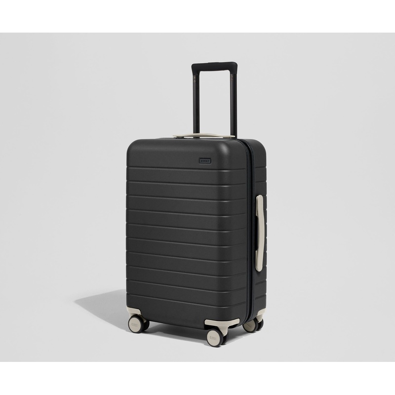 Custom Carry-On Wheel Set in Salt White Coast Blue