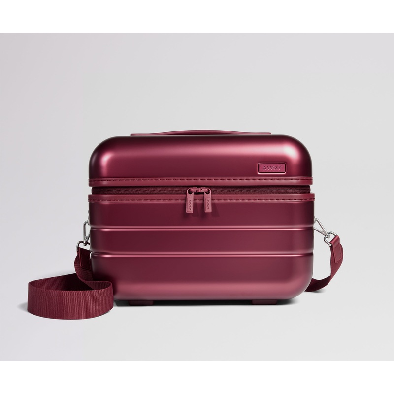 The Train Case in Ruby Haze Jet Black