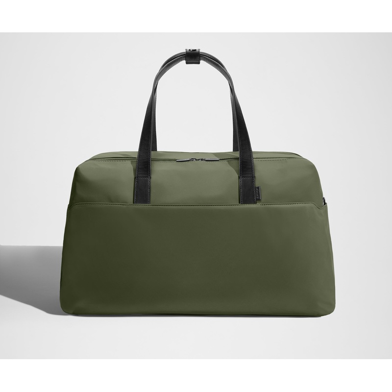 The Weekender in Olive Green Jet Black