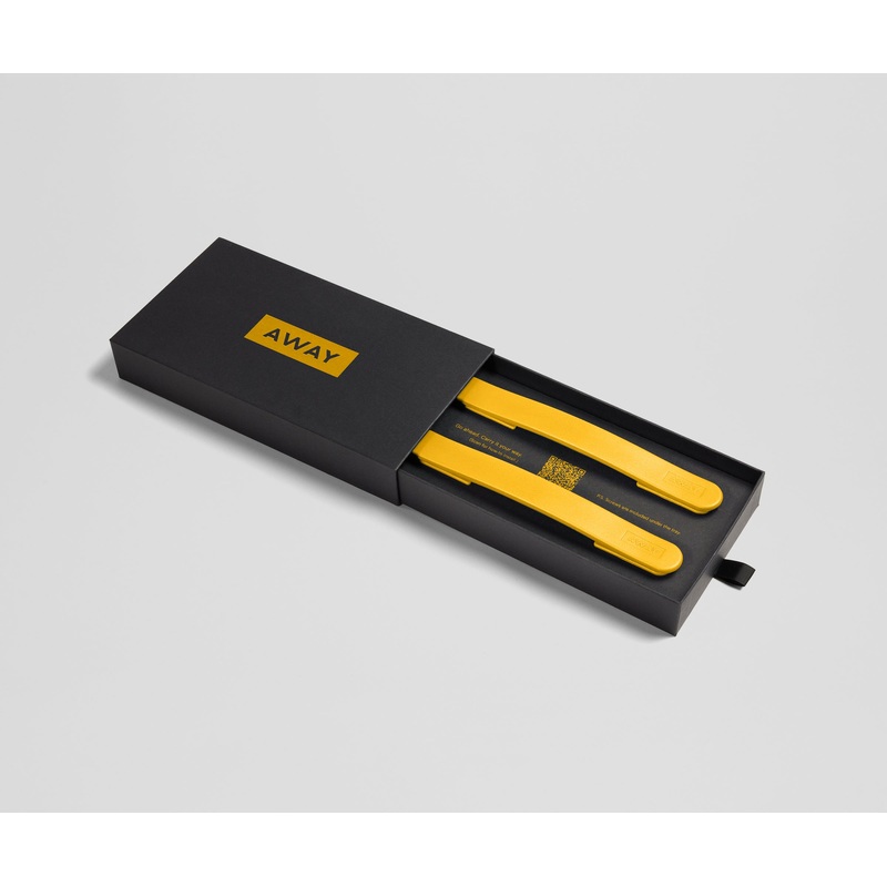 Custom Handle Set in Marigold Yellow Coast Blue