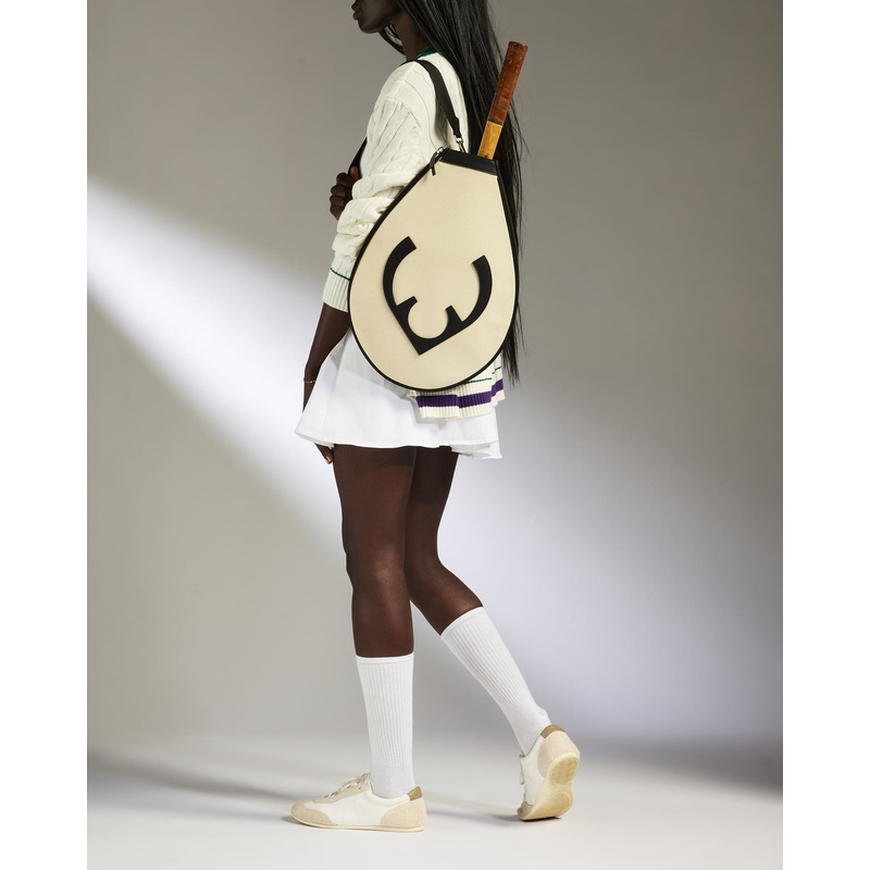 Tennis Racket Cover in Cream – Summer Capsule