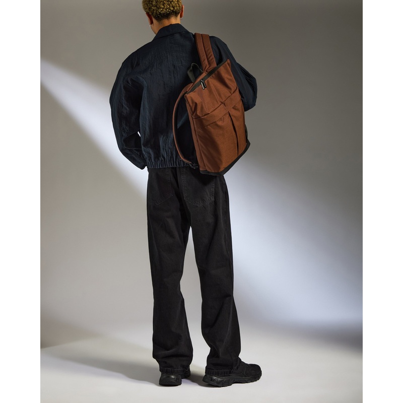 Urban Core Zip Top Backpack in Clay Brown
